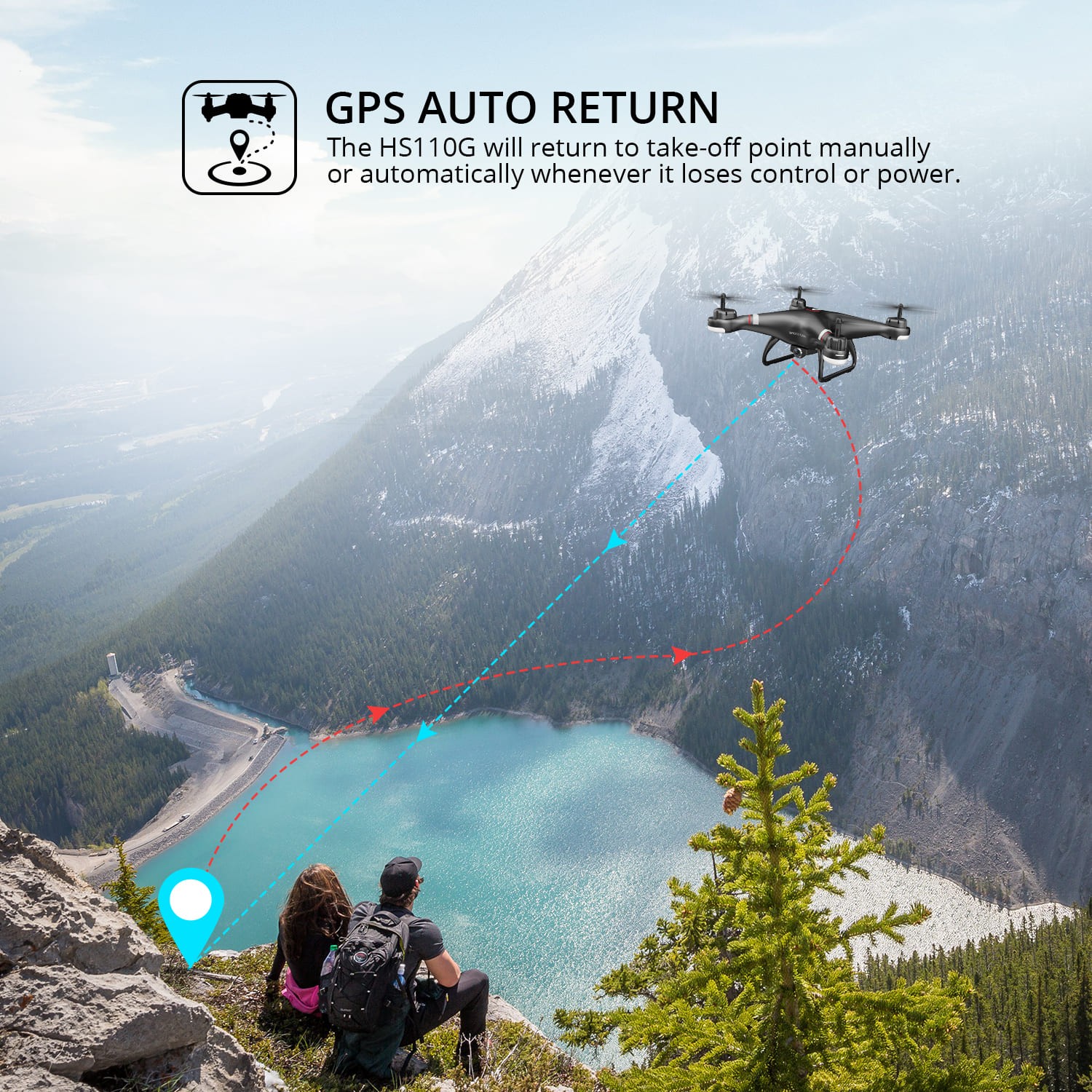 holy stone hs110g gps drone