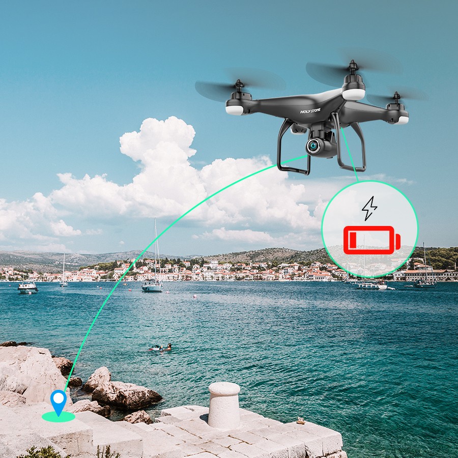 HS120D FPV Drone with GPS System