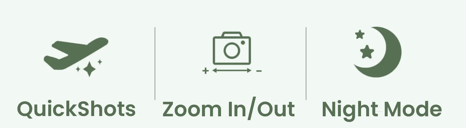 HS790 QuickShots Night Mode and Zoom HS790 QuickShots Night Mode and Zoom icons