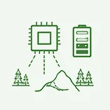 Flight control and flight time icon